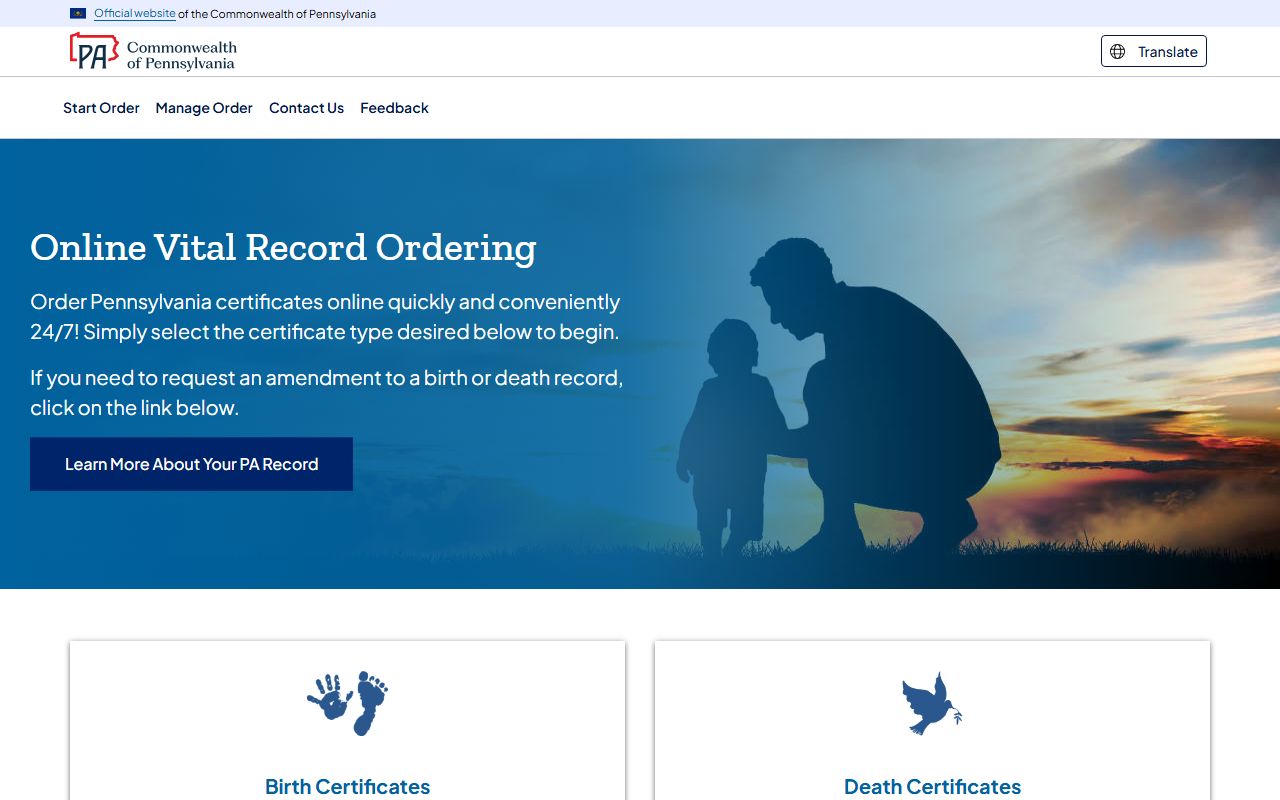 Allegheny County death records research guide showing how to find Pittsburgh vital records and death certificates